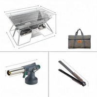 Campingmoon | Lightweight Portable Stainless Steel Grill