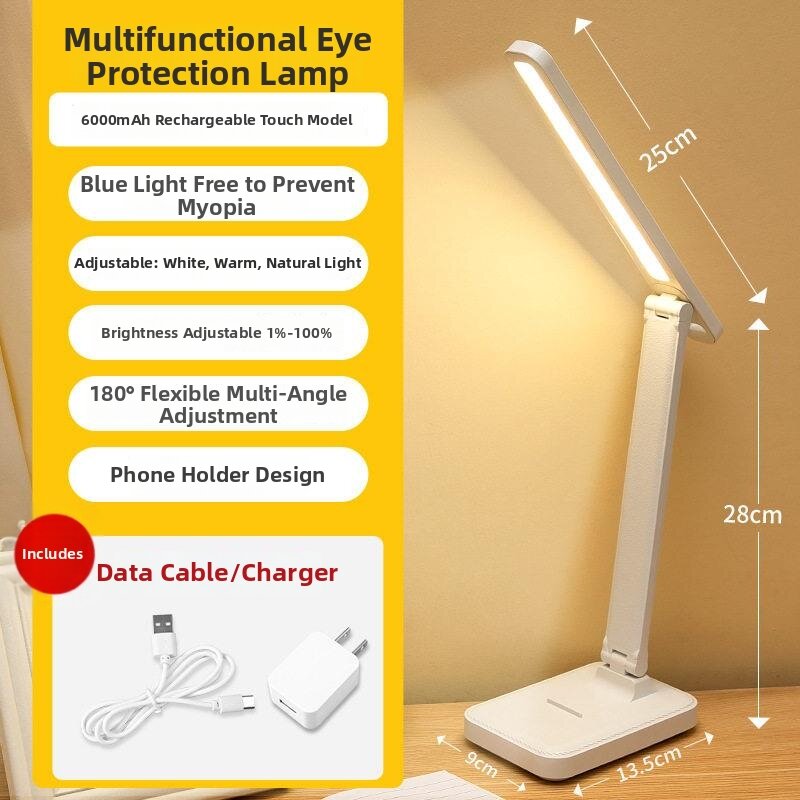 Eye-Protecting Foldable Desk Lamp
