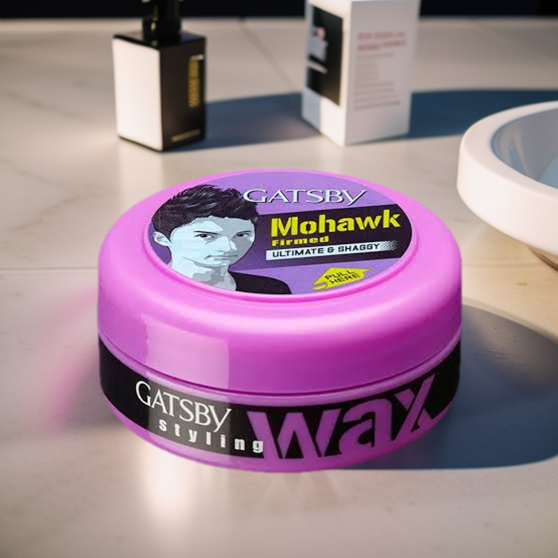 Gatsby Ultimate & Shaggy Styling Pink Hair Wax