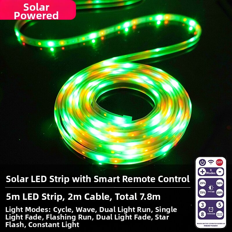 Solar Waterproof Ultra-bright Outdoor Ambient LED Strip