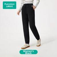 Purcotton | Cotton Thermal Long Straight Trousers for Casual and Sport Use