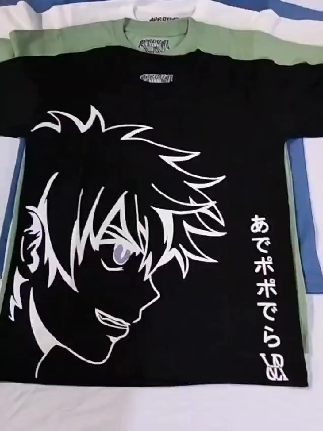 KAOS ANAK TANGGUNG USIA 9-16TAHUN | BAJU DISTRO ANAK LAKI LAKI TANGGUNG | KAOS ANIME SILUET PREMIUM