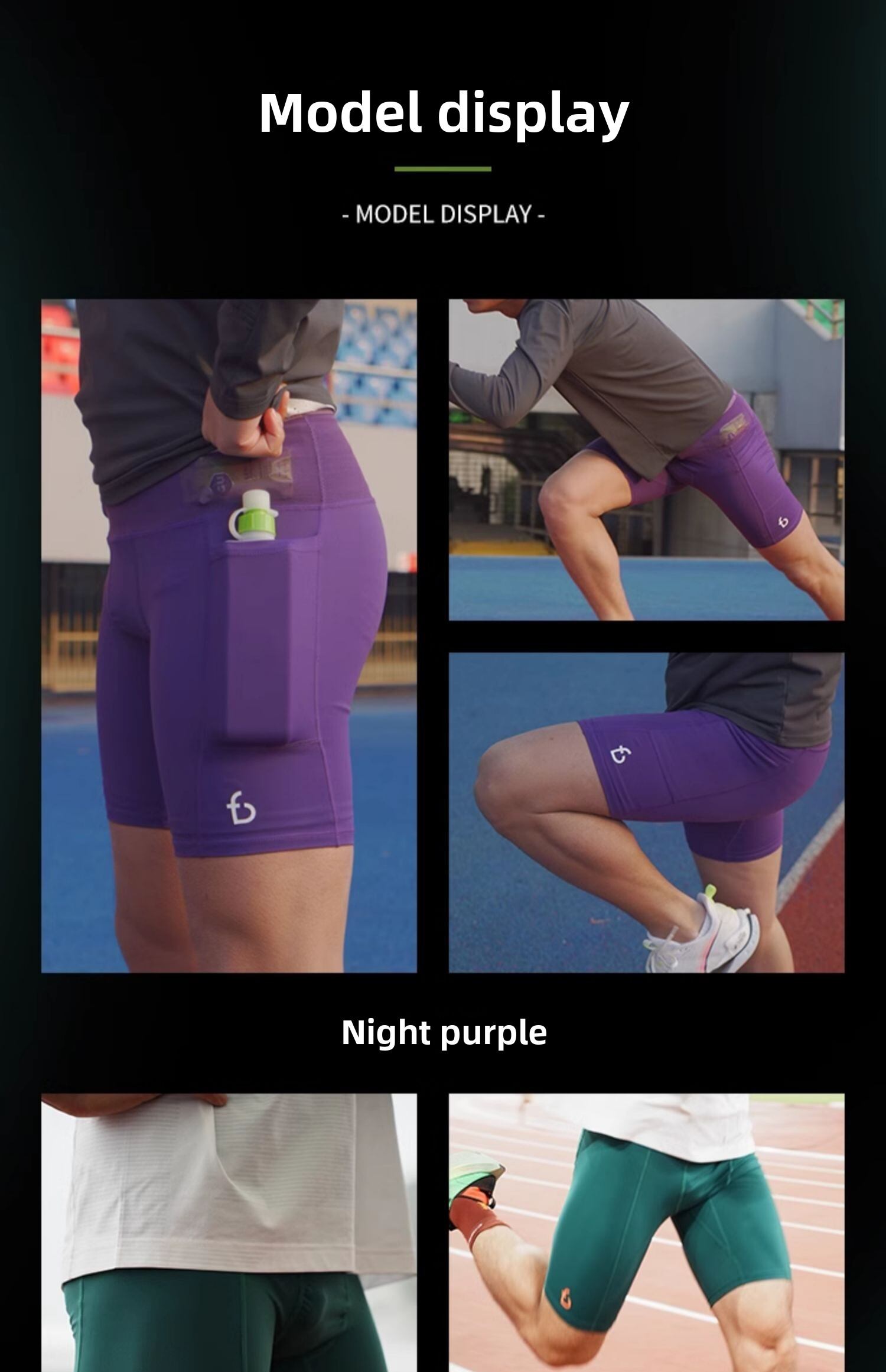 Marsupio da competizione FlipBelt Pantaloni a canguro 20 pantaloncini da corsa da uomo estivi a compressione stretta per maratona e allenamento fitness