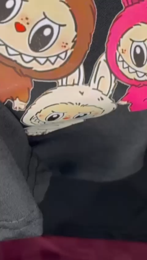 Kaos Baju Distro Oblong Anak POPMART Labubu Cewek Cowok Unisex Lucu Anak Laki Laki Perempuan