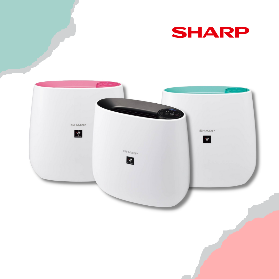 SHARP FP-J30TA Air Purifier for a room size of 23 sq.m. , Plasmacluster dust filter system with Hepa dust filter - ยี่ห้อ Sharp ราคา 3,590 บาท*ส่งฟรี