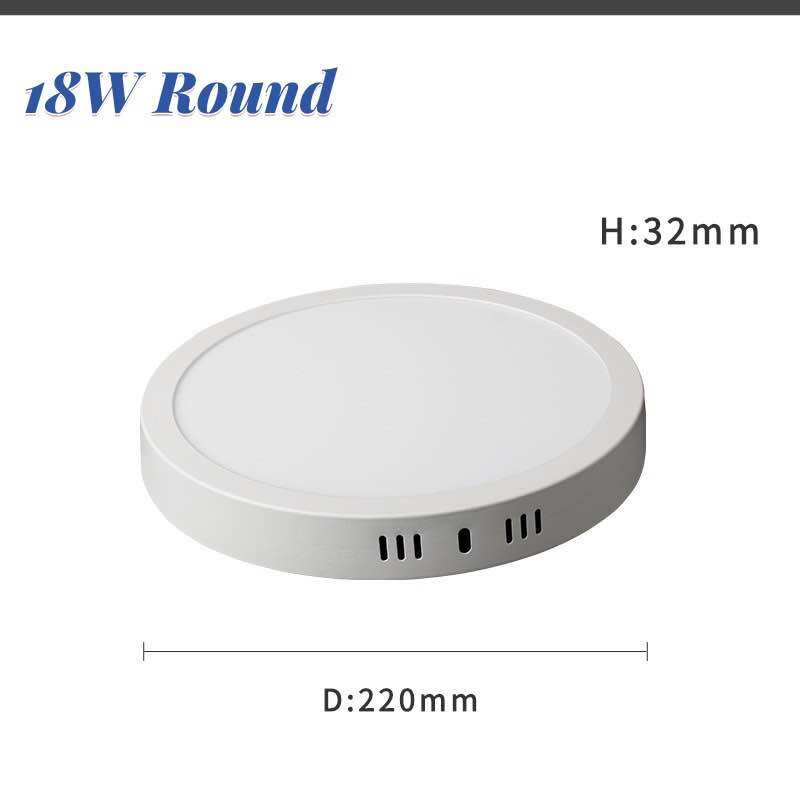 [Local Seller] LED Ceiling Surface Mounted Downlight LED Panel Light Square Round