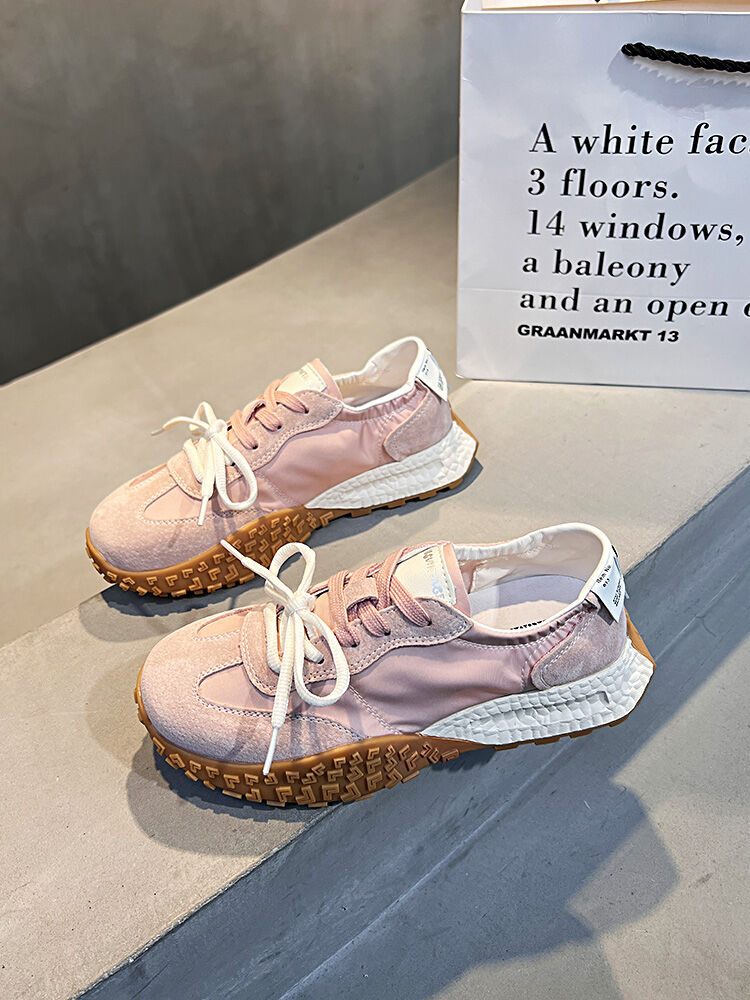 Elevated Thick Bottom Agan De Xin Shoes Women's Ballet Dance Canvas Sneakers Sport Casual Board Shoes Fashionable Leisure · v7