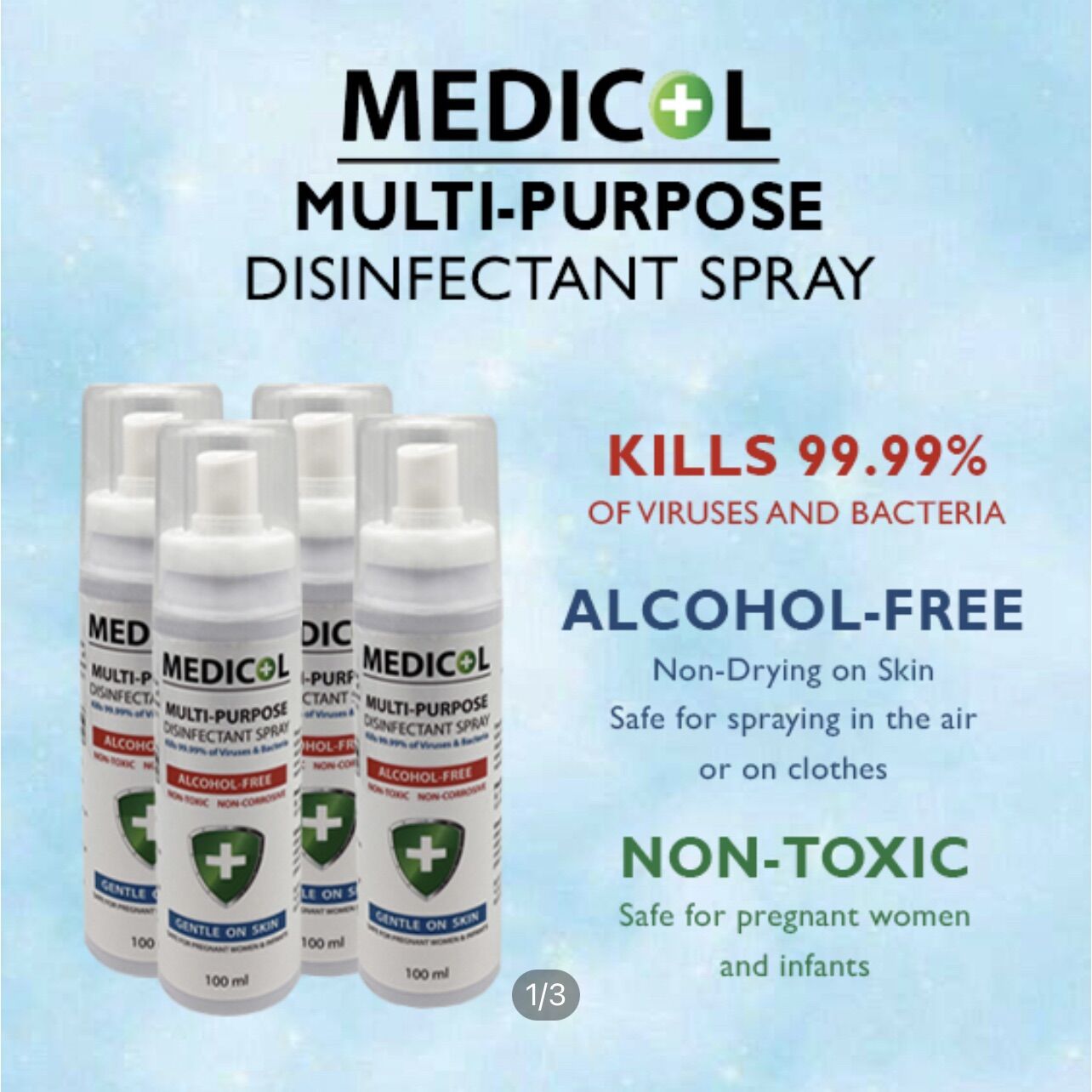 MEDICOL Hand Sanitiser Disinfectant 