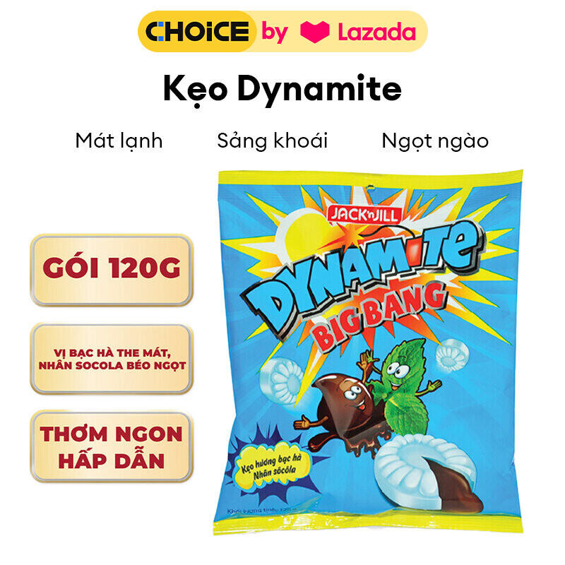 Kẹo Dynamite BigBang Vị Socola Bạc Hà - Gói 120g