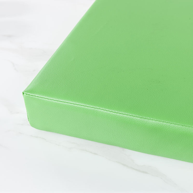 Waterproof PU Leather Rectangle Sofa Seat Cushion Soft Sponge Pad Long Bench High Density Chair Pad Nordic Style Home Decor