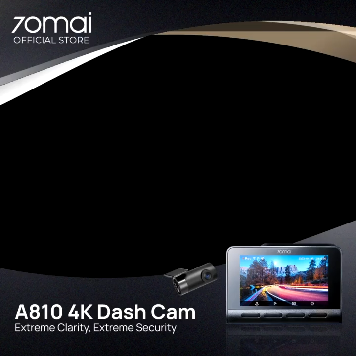 [NEW LAUNCH] 70mai A810 4K Dash Cam Dual Vision Car Recorder with GPS ADAS