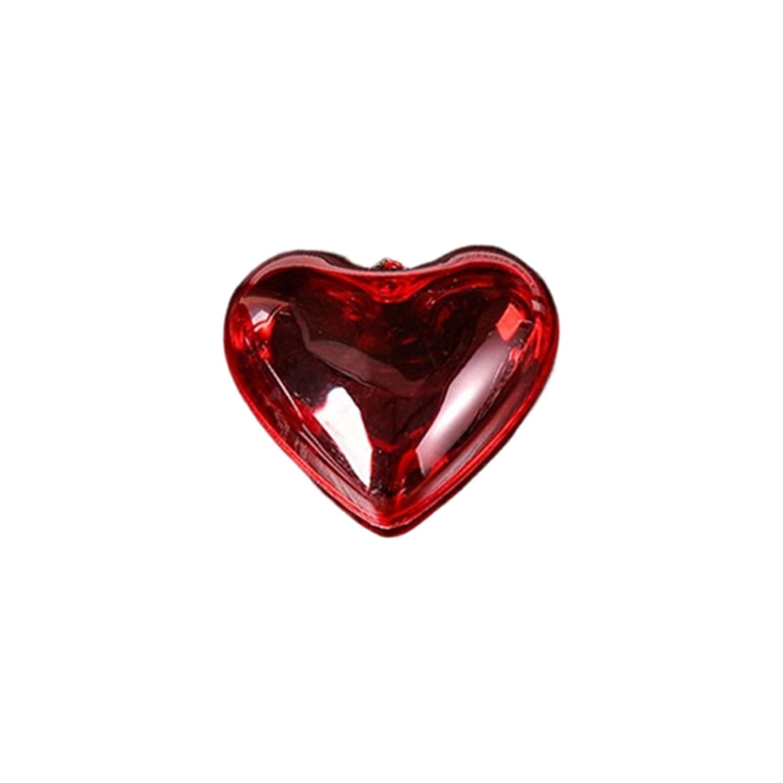 Red Heart Shaped Candy Boxes - Clear Plastic Boxes Snack Storage Box For Wedding Birthday Bridal Shower And Party Treats