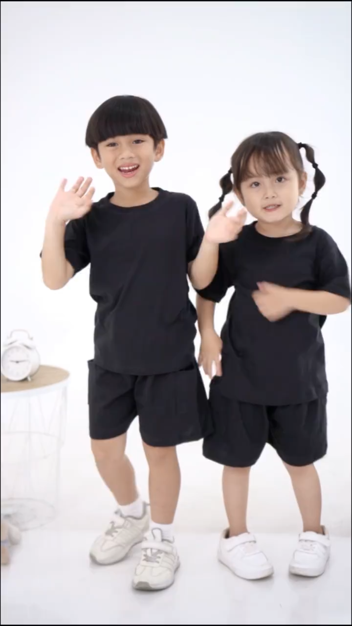Vale Pocket Short Pants - Celana Pendek Saku Bayi Anak | Bawahan Tali Saku Laki-Laki Perempuan | Pocket Word Pants Boys Girls | Pocket Sweat Pants | Boxer Saku Harian | Celana Santai | Umur 1 2 3 4 5 Tahun | Cotton | Katun 30s | Bahan Kaos | Unisex