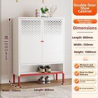 AYIJIE | New Steel Shoe Cabinet Large Capacity