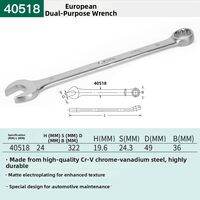SATA | Automotive Repair Dual Purpose Open & Box End Wrench 10mm