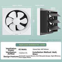 「China Plug」OPPLE | Exhaust Fan Kitchen & Bathroom Wall Mount
