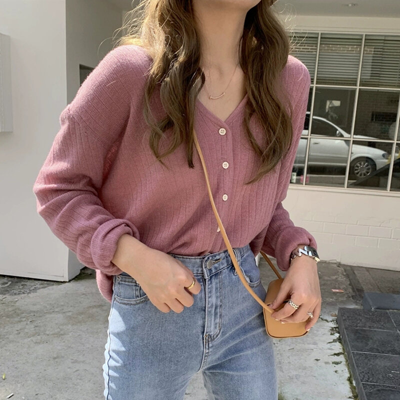 Knitted Small Cardigan Sweater 