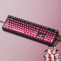 AULA F108Pro Customizable Wireless Bluetooth 3 Modes Mechanical Keyboard 108 Keys Hot Swap RGB Gaming Keyboard for Gaming Office Use