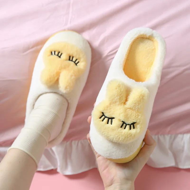 2021new Cotton Slippers Female Postpartum Confinement Shoes Maternal Non-Slip Autumn And Winter Home Thick Bottom Indoor Warm