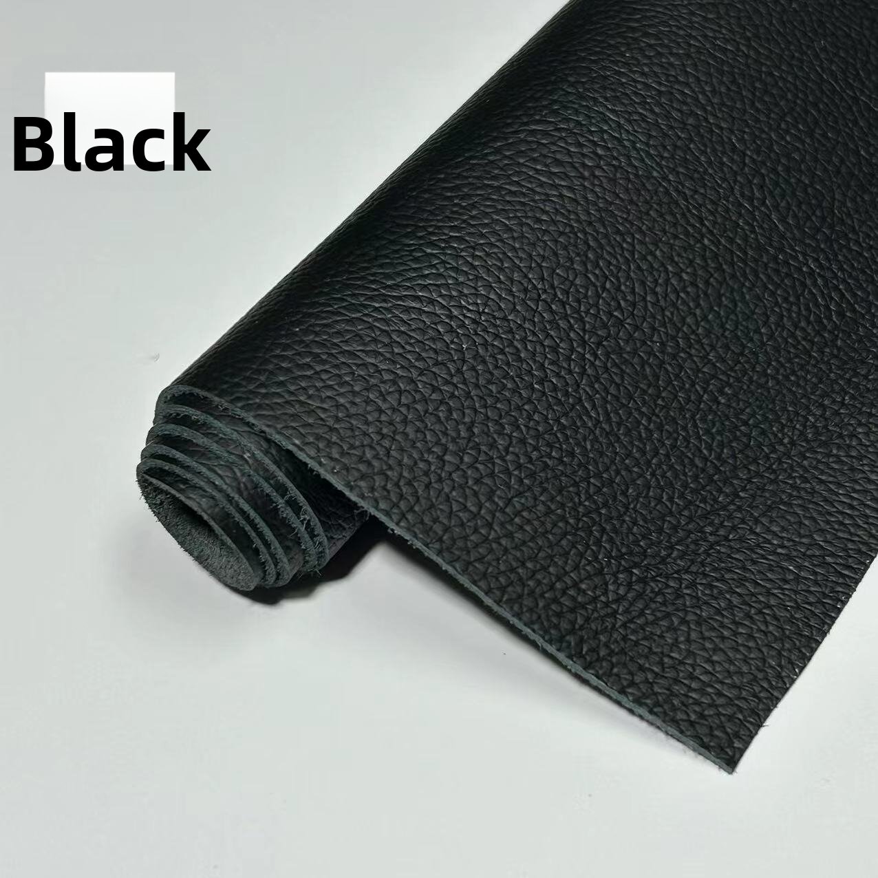 Genuine Black Top Layer Cowhide Leather Fabric for Sofa Seat Cushion Soft Pack Whole Cowhide Skin Leather Goods Home Furniture