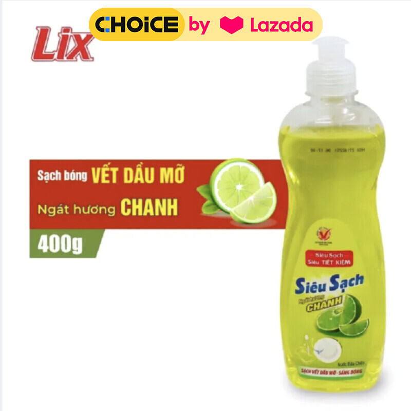 combo 2 chai nước rửa chén Liz đậm đặc 400ml