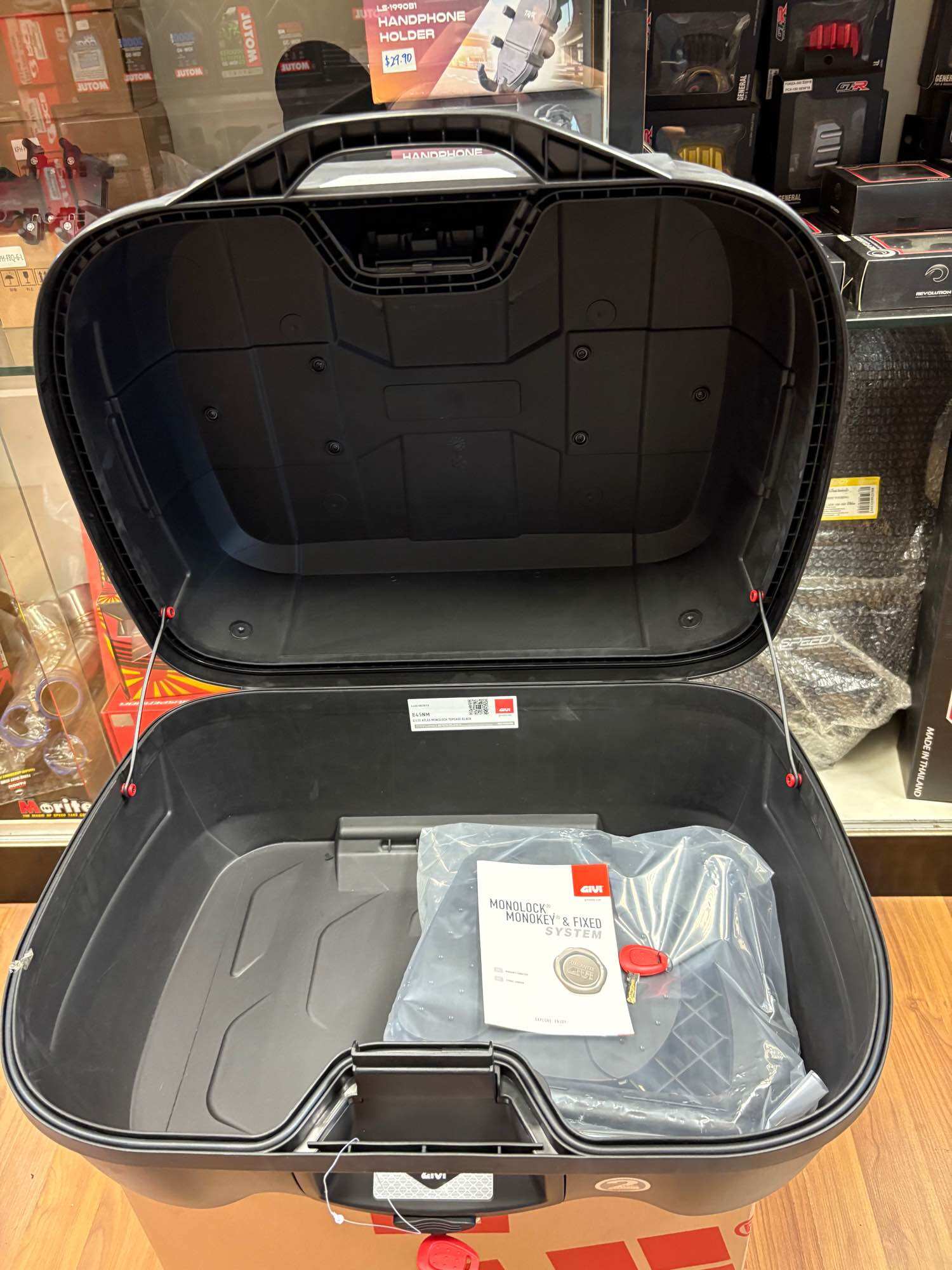 GIVI B45NM-ADV ATLAS Monolock® Black Topcase Advance (TECH 