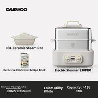 Daewoo | Multi-functional Stainless Steel Electric Steamer Large Capacity 3 Layers