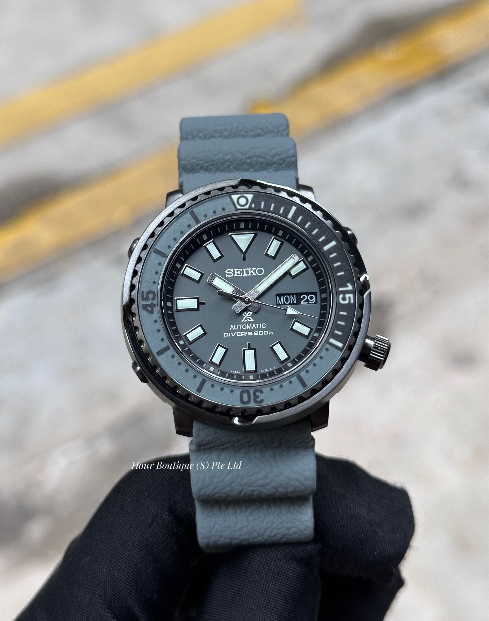 Seiko Prospex Grey Tuna Men's Automatic Divers Watch SRPE31 SRPE31K1 |  Lazada Singapore