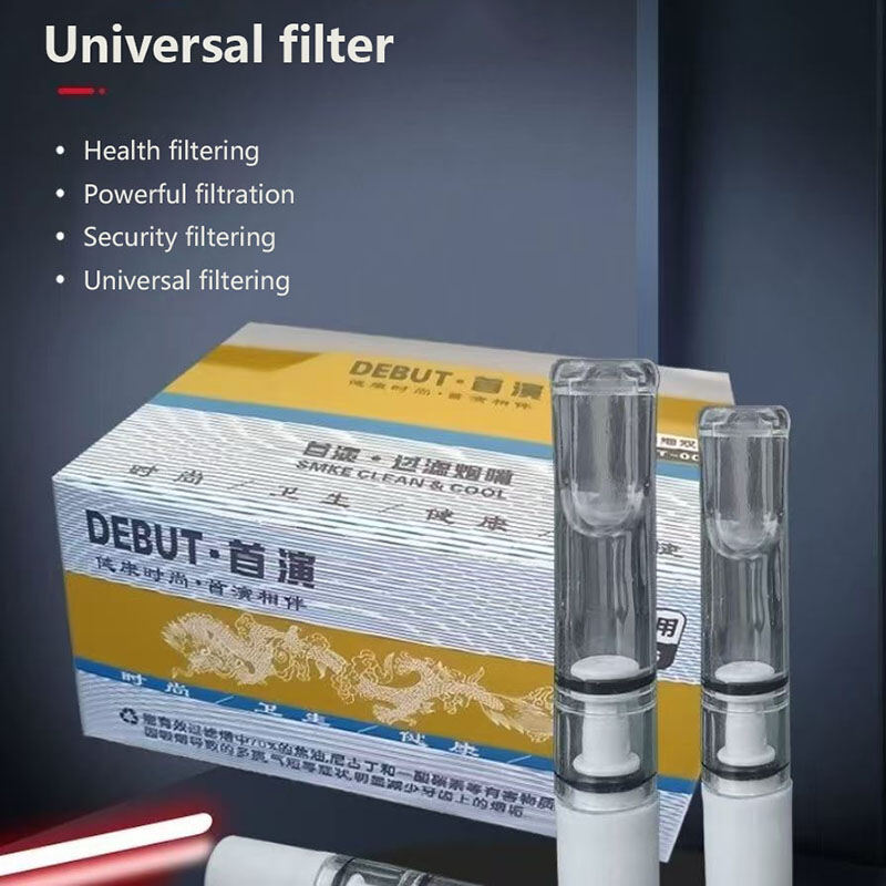 Healthy Disposable Cigarette Filters - Tar Reduction & Breathable Design  For Smokers