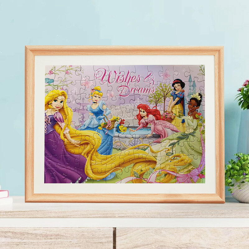 Large Size Solid Wood Puzzle Frame Hanging Wall 500 Pieces with Card Paper Left Blank 300 Pieces 1000 Pieces Picture Frame