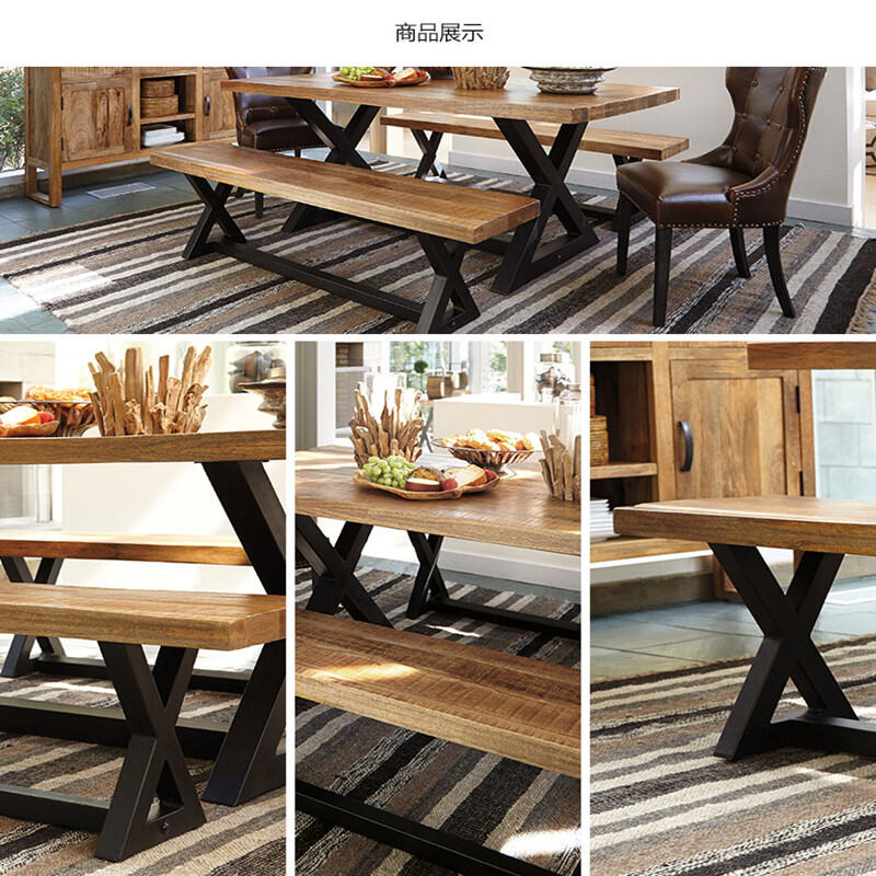 wrought iron wood dining table sets