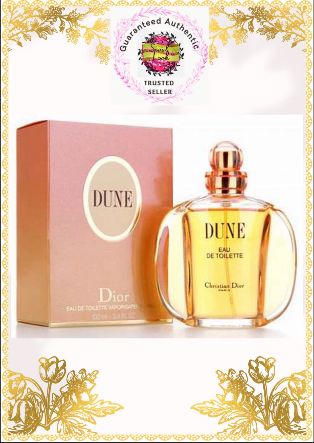 Christian Dior Dune EDT 100ml for Women (Retail Packaging) - BNIB