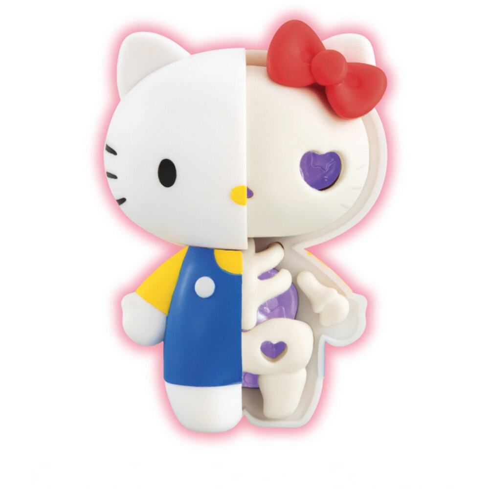 Sanrio Half skeleton Blind Box HelloKitty Kuromi Melody Cartoon Character Figures Dolls Cinnamoroll Cute Model Collection Toy. 