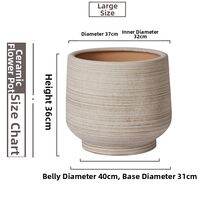 JILAIYAO | Nordic Breathable Extra Large Ceramic Pot