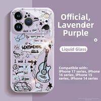 Orange shine | Graffiti Guitar Stylish Unique Full-Enclosure Couple Compatible iPhone Case