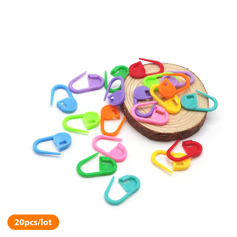 100Pcs Mix Color Knitting Tools Locking Stitch Markers Crochet Latch Marker Pin