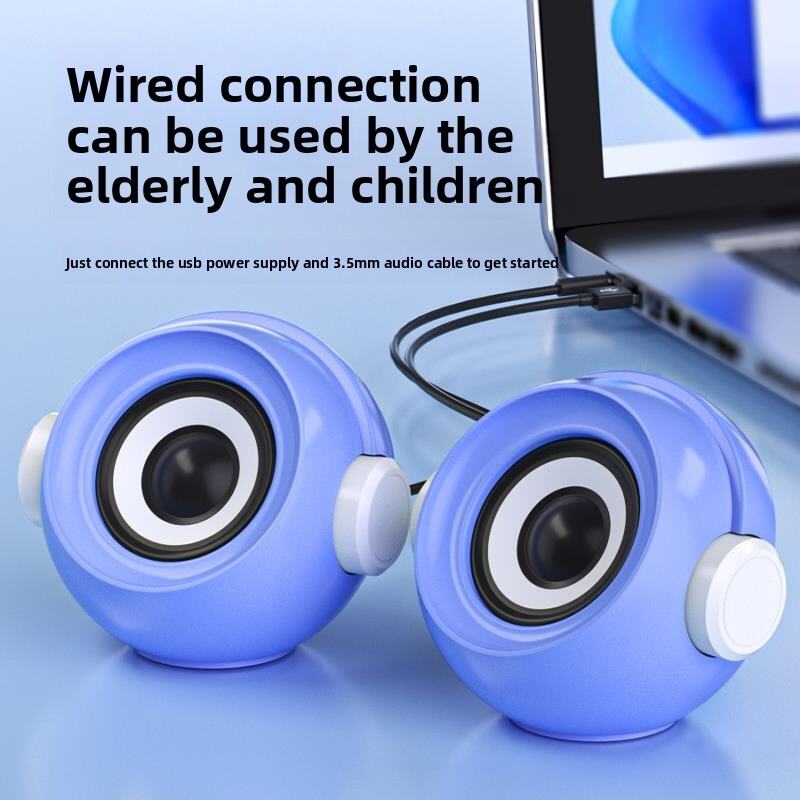 Bluetooth Mini Desktop Speaker with Subwoofer