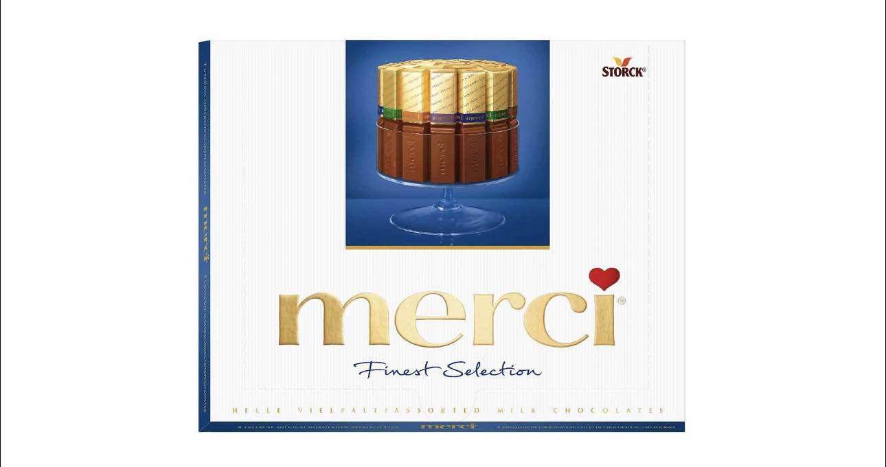 Merci Chocolate 7 Flavors 125G - Imported & Recognised Source