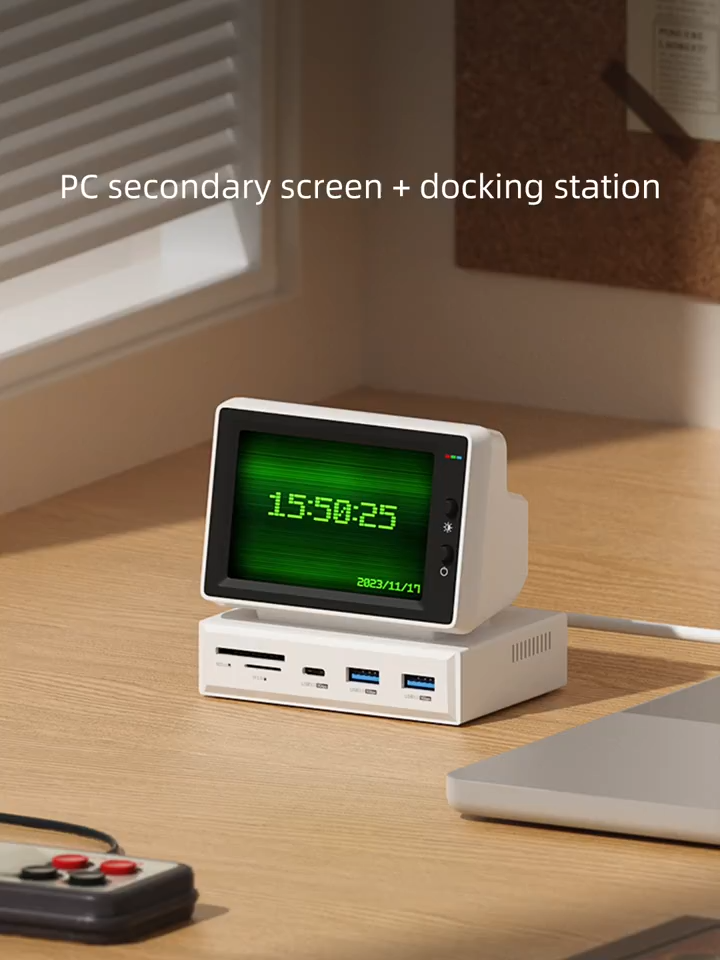 HAGIBIS X86 Mini Monitor 380w 8-in-1 USB-C Docking Station:Sturdy