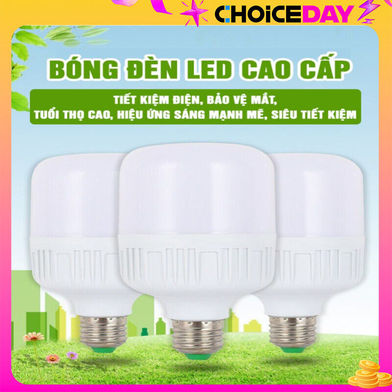 Bóng đèn LED búp trụ 50w 40w 30w 20w 10w 5w siêu sáng tiết kiệm điện LED BULB trụ chống nước BẢO HÀNH đổi mới 12 tháng