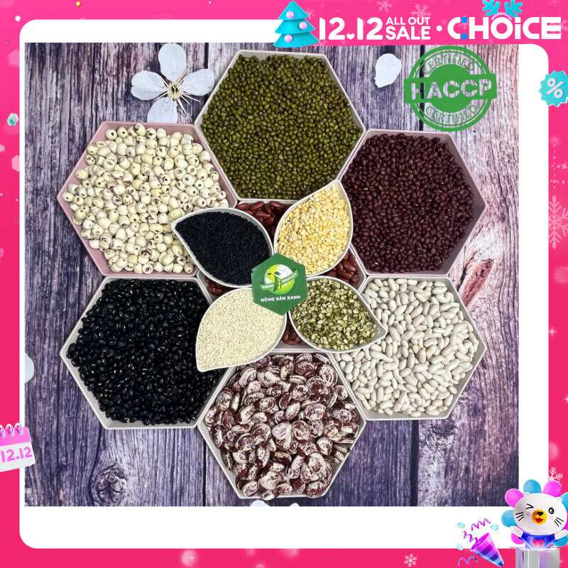 Combo Đậu đen (250gr) + Đậu đỏ (250gr) - Nông Sản Xanh