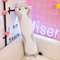 QIAOSHANG | Cute Cat Plush Toy Long Stuffed Doll