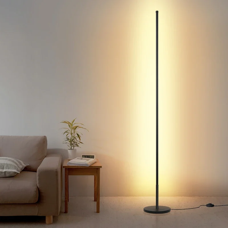 Minimalist Creative Floor Lamp Study and Bedroom Ins Living Room Gas Ambience Light Light Luxury Personality Led Bedside Vertical Table Lamp