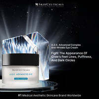 SkinCeuticals A.G.E. Advanced Complex Anti-Wrinkle Eye Cream 15ml - Improves Dark Circles & Radiance of Tired Dull-Looking Eyes
