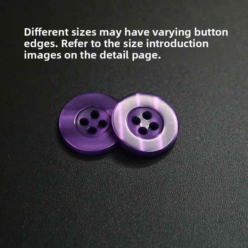 Resin Shirt Buttons Circular Pearl Sweater Decorative Accessories 9-23mm Home Fabric Sewing DIY Materials Tools And Finished