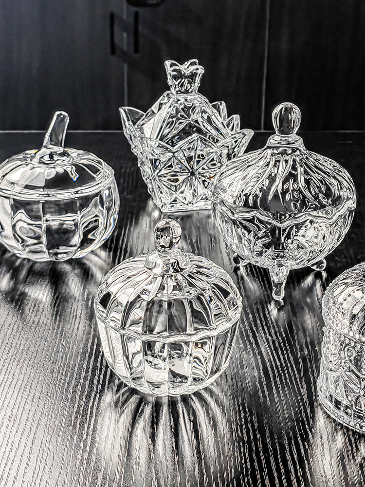 Candy Bowl - Set Of 5 Glass Bowls For Desserts, Salad & Snacks
