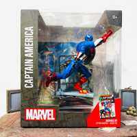 (1:10th Scale) Mcfarlane Toys Marvel Collection Captain America Statue (#100 Issue Cover)
