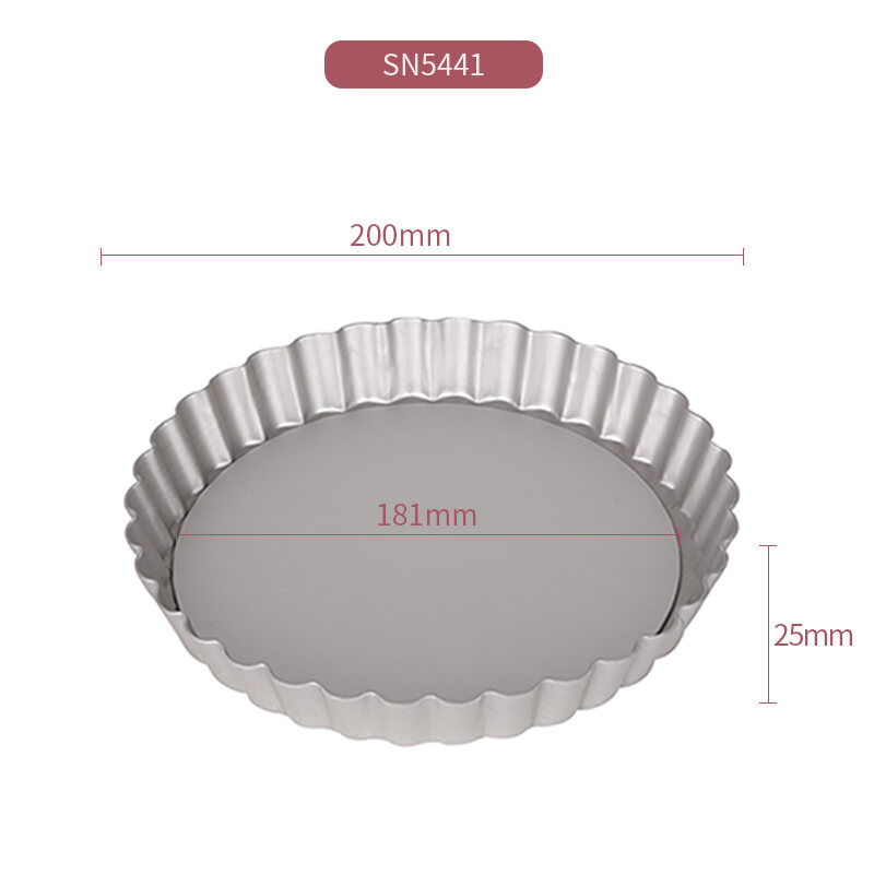 Sanneng Supplies Movable Bottom Chrysanthemum Pie Pan Pizza Plate Anode ...