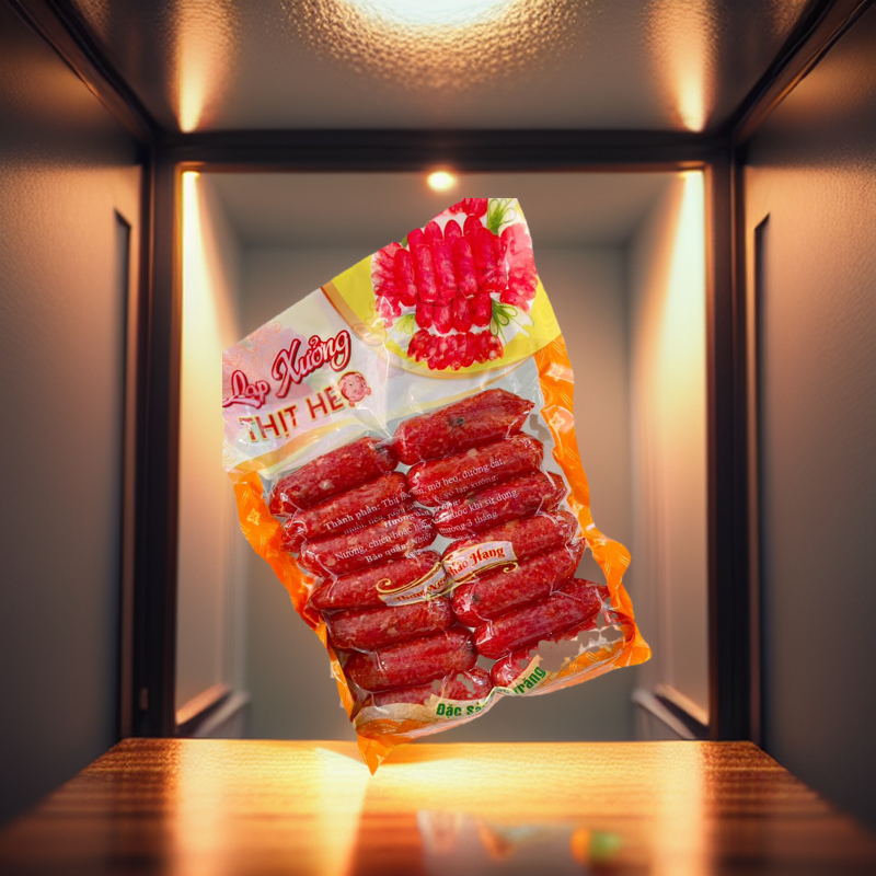 LẠP XƯỞNG HEO KHÔ TIÊU ĐEN