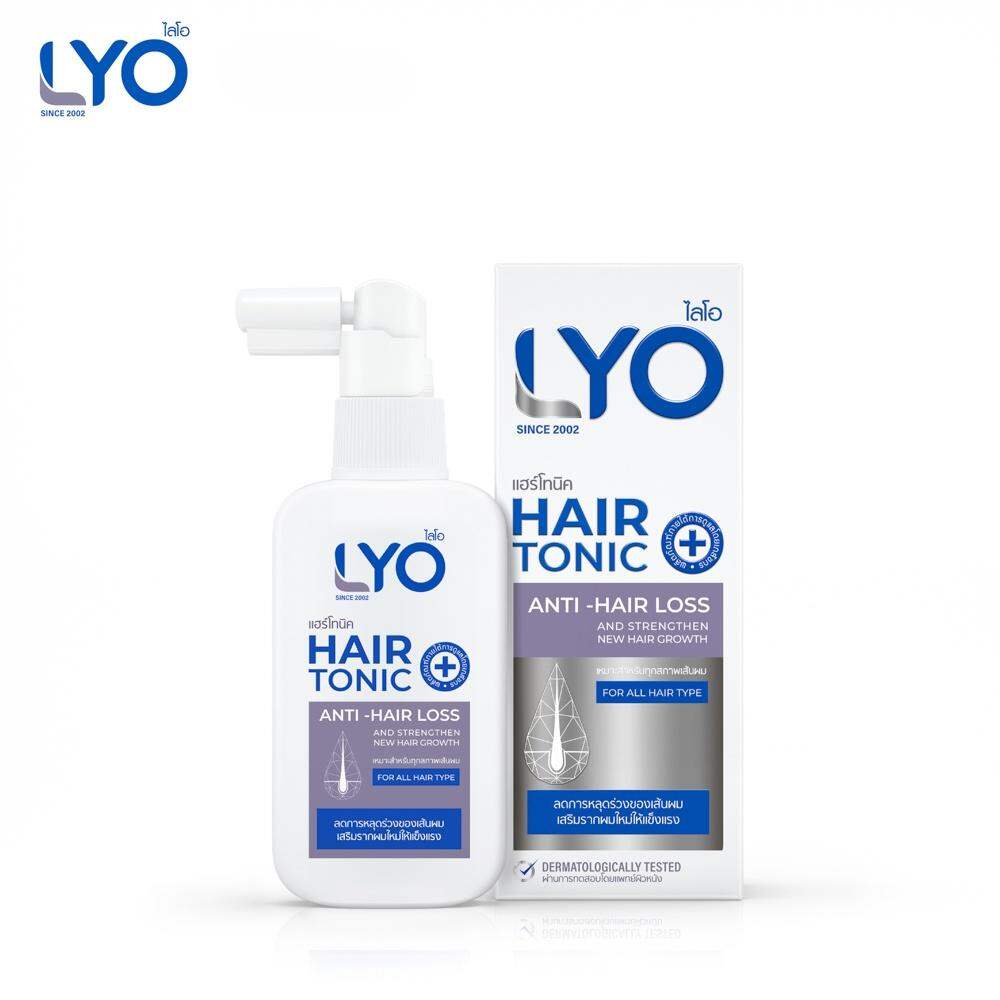 Lyo Hair Tonic Anti Hair Loss Hair Treatment Reduces Hair Loss, Increases Hair Thickness ราคา 590 บาท*ส่งฟรี